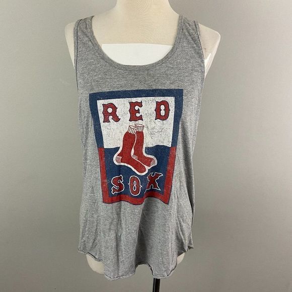 MLB‎ RED SOX Grey Tank Top - Picture 2 of 8